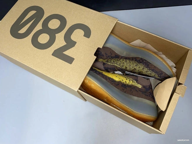 BOOST FZ4982 YEEZY NON-REFLECTIVE GOLD ADIDAS 380 'COFFEE 0804
